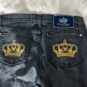 パンツ Victoria Beckham Crown Jeans Victoria Beckham x Rock And Republic Crown Madrid Straight